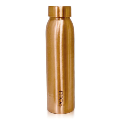 Fijoo Best Pure Copper Water Bottle - Joint Free & Leak Proof - 1000ml